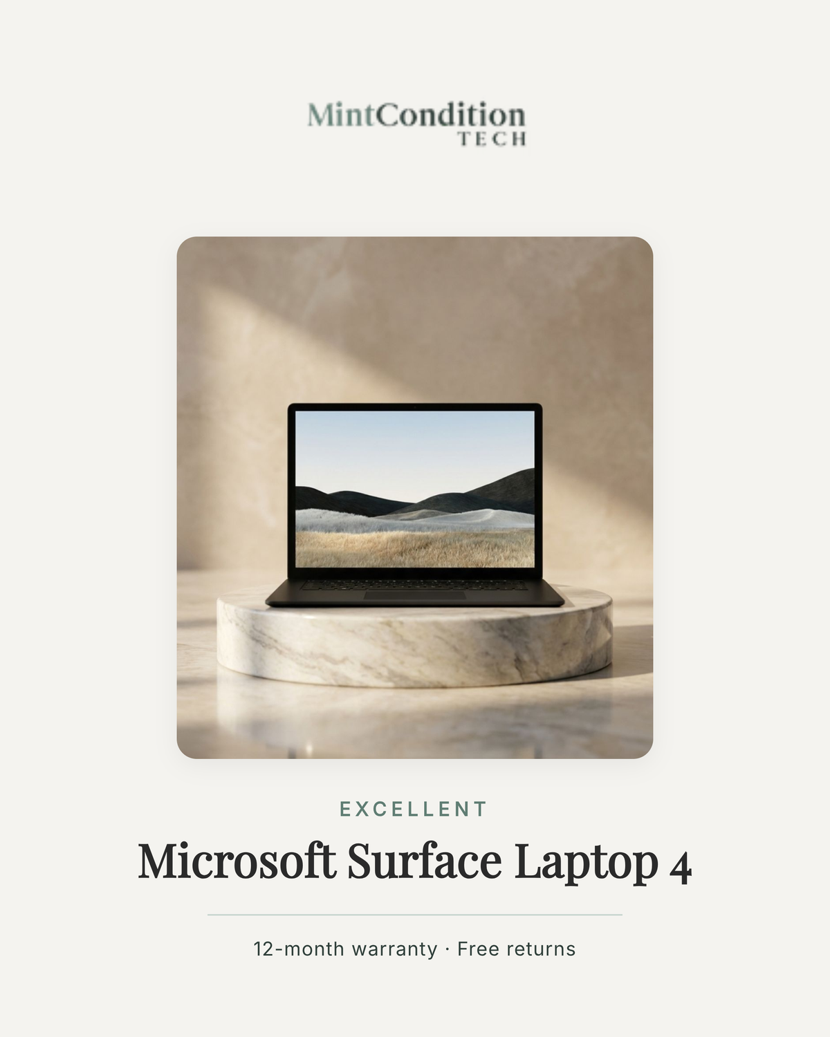 Microsoft Surface Laptop 4 13.5" | Intel Core i5-1145G7 · 8GB RAM · 256GB SSD | Excellent