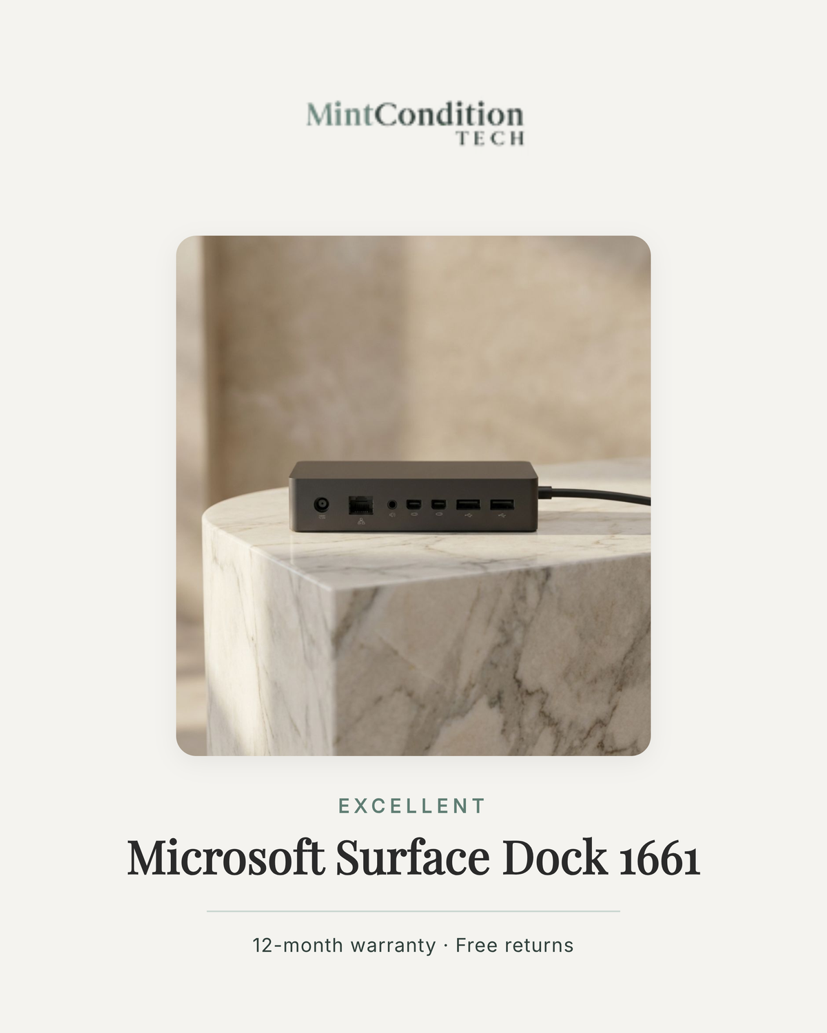 Microsoft Surface Dock 1661 | Excellent