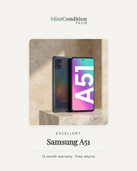 Refurbished Samsung Galaxy A51 in Excellent condition