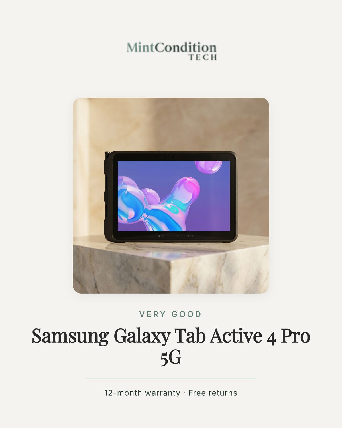 Samsung Galaxy Tab Active 4 Pro 5G | Very Good