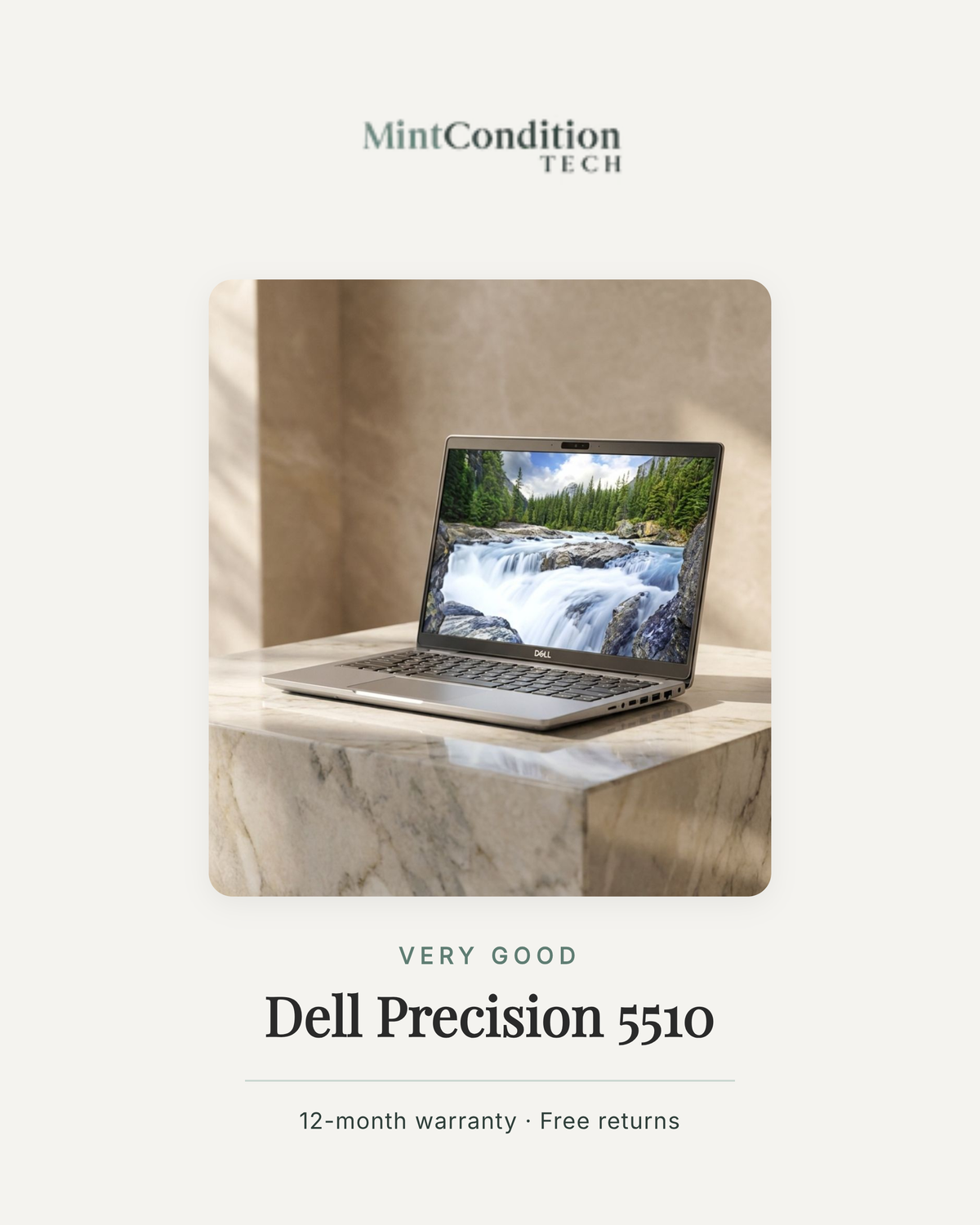 Dell Precision 5510 15" | Intel Core i7-6820HQ · 16GB RAM · 512GB SSD | Very Good