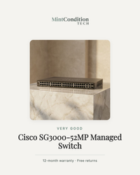 Refurbished Cisco SG3000-52MP Managed Switch in Very Good condition