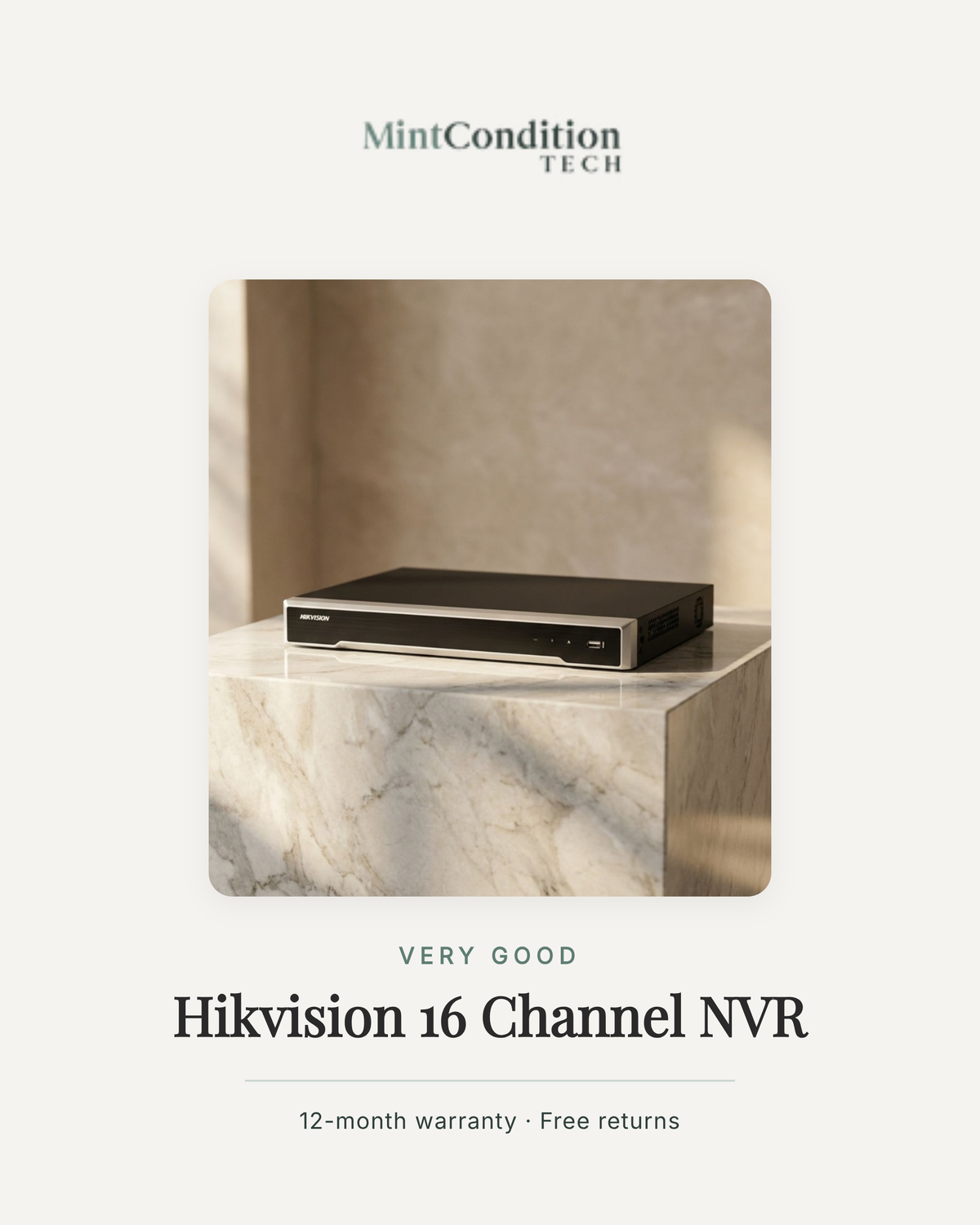 Hikvision 16 Channel NVR | Very Good