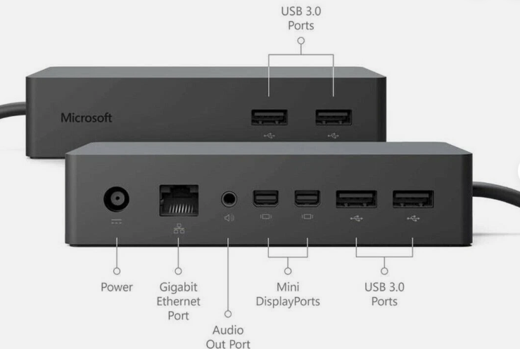 Refurbished Microsoft Surface Dock 1661 in Excellent condition