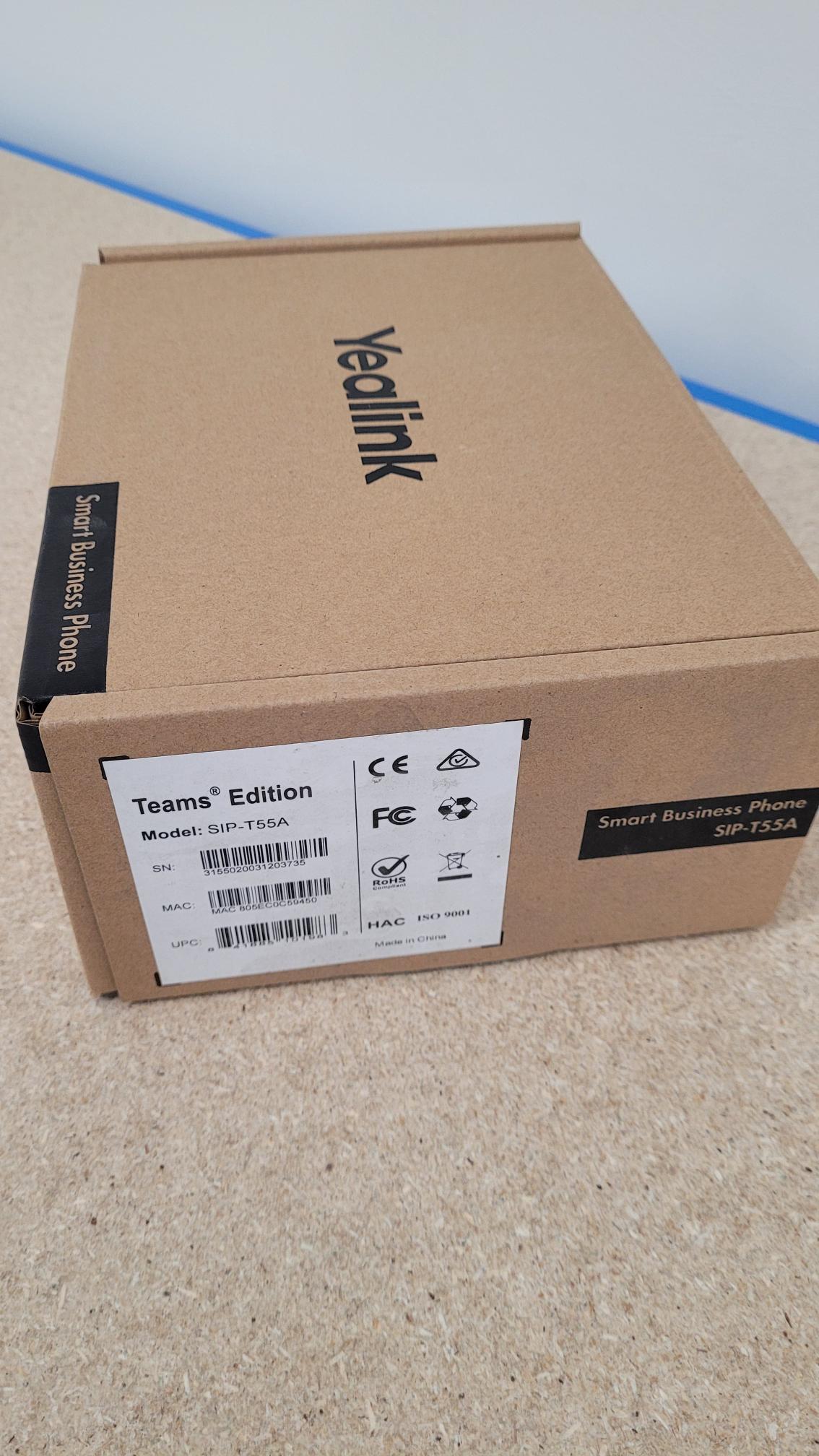 Yealink SIP-T55A IP Phone, new