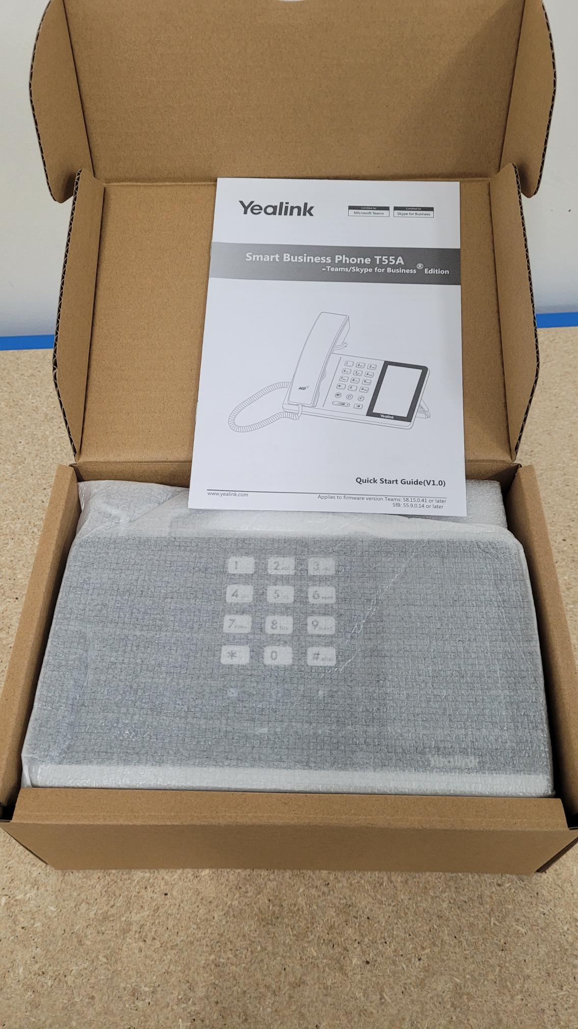 Yealink SIP-T55A IP Phone, new