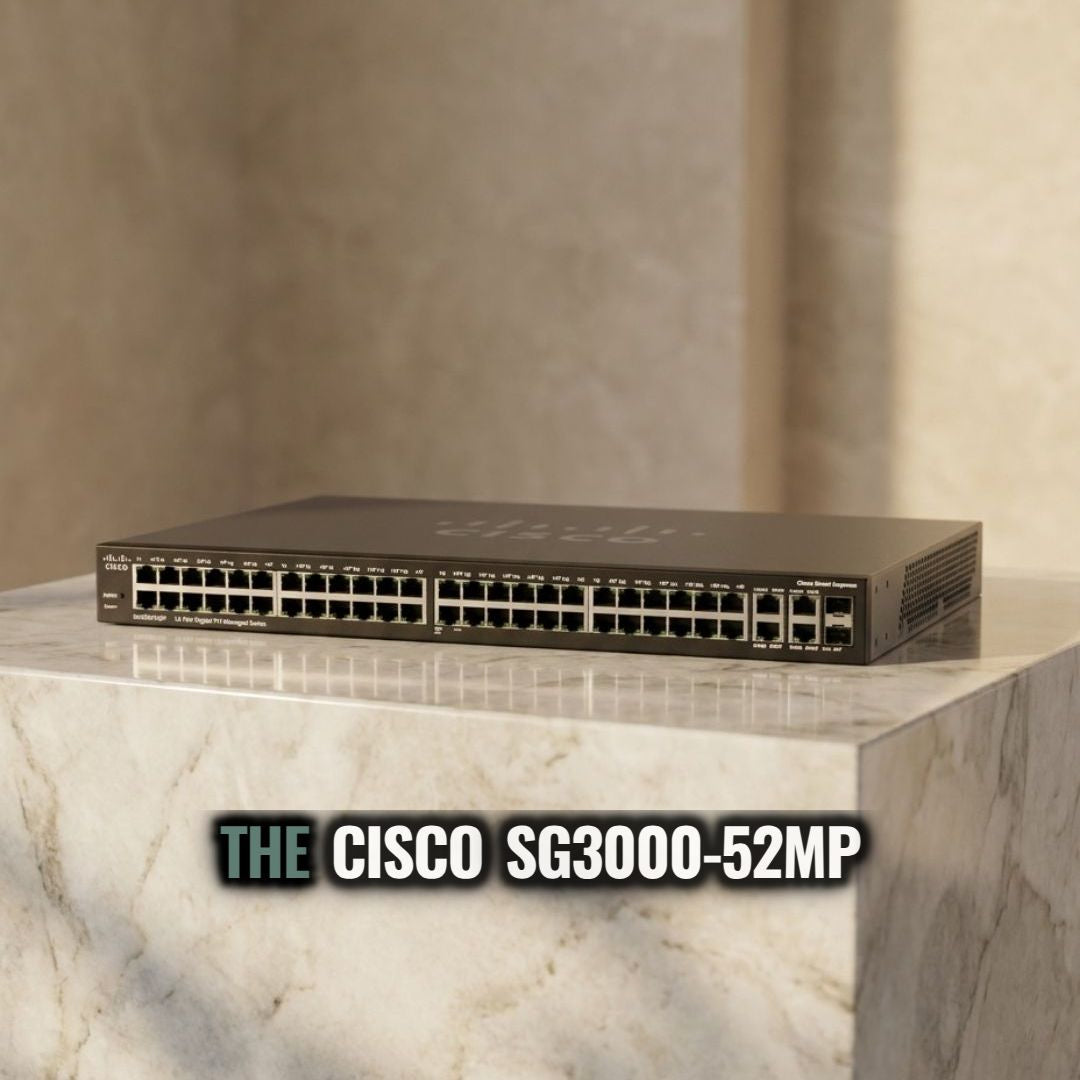 Cisco SG3000-52MP Managed Switch | Very Good